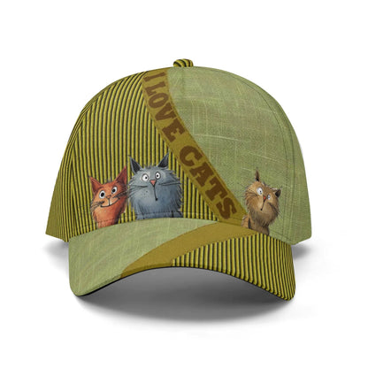 I Love Cats Baseball Hat - Shop Jobie