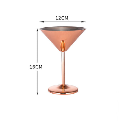 200ml Stainless Steel Martini Glass