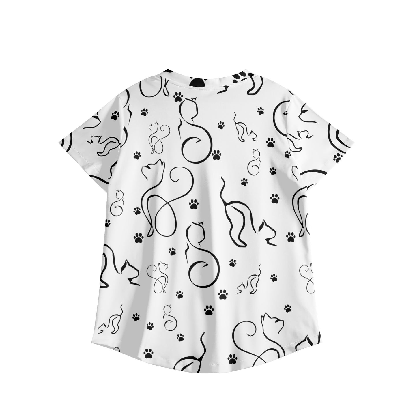 Cat Scrub Top