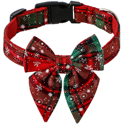 British Style Dog Collar Bow Tie