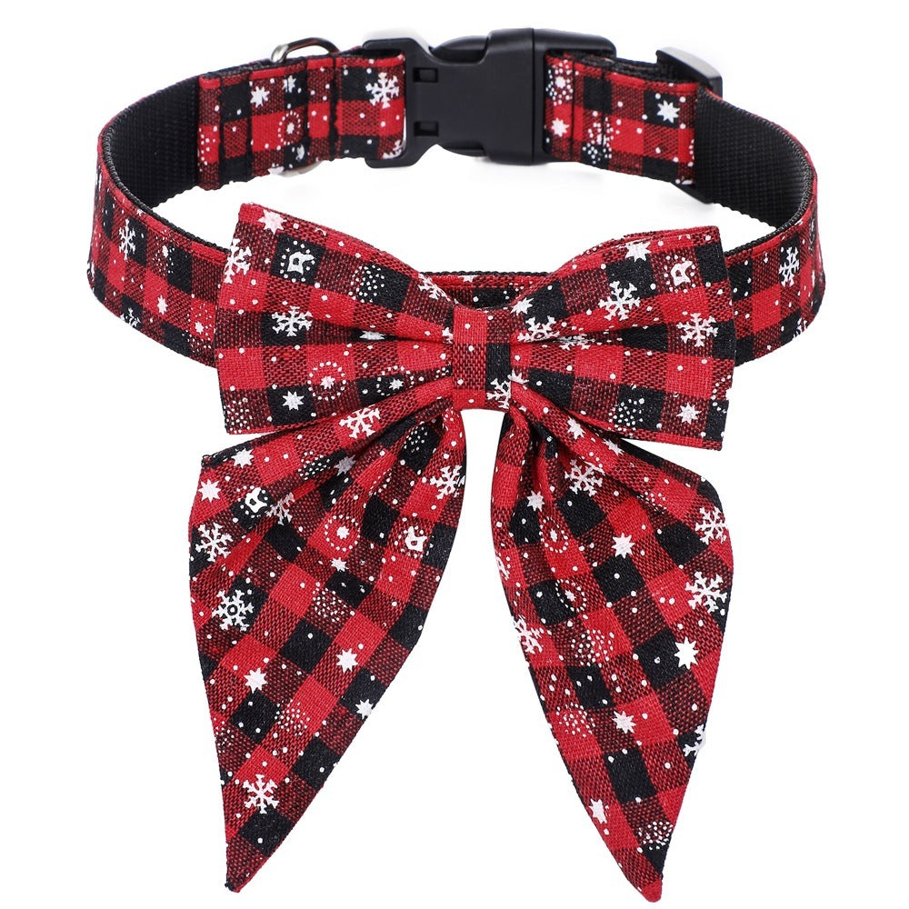 British Style Dog Collar Bow Tie