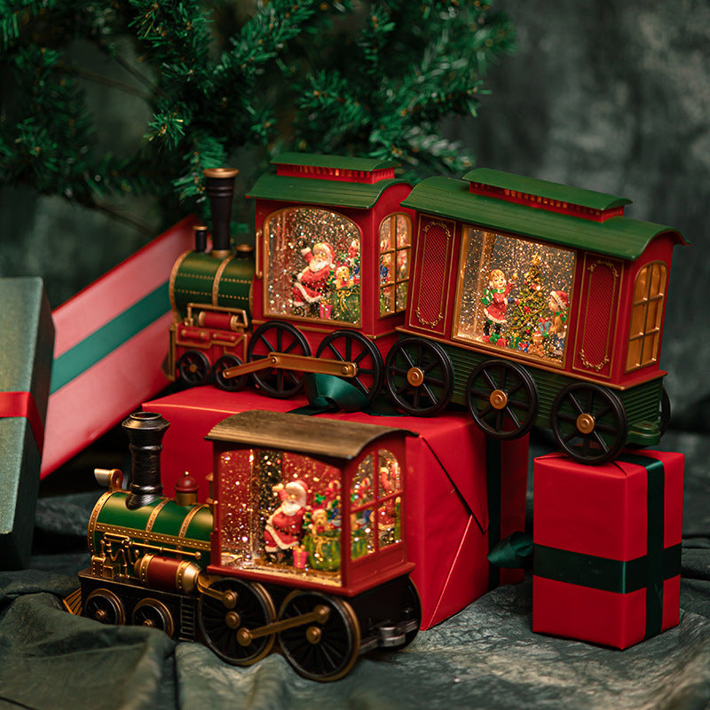 Christmas Train Music Box