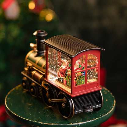 Christmas Train Music Box