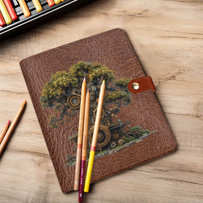 Steampunk Book Cover w/Pocket and Paper - Shop Jobie