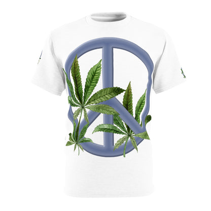 Blue Peace Weed Tshirt