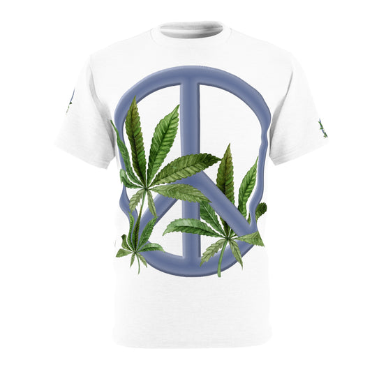 Blue Peace Weed Tshirt