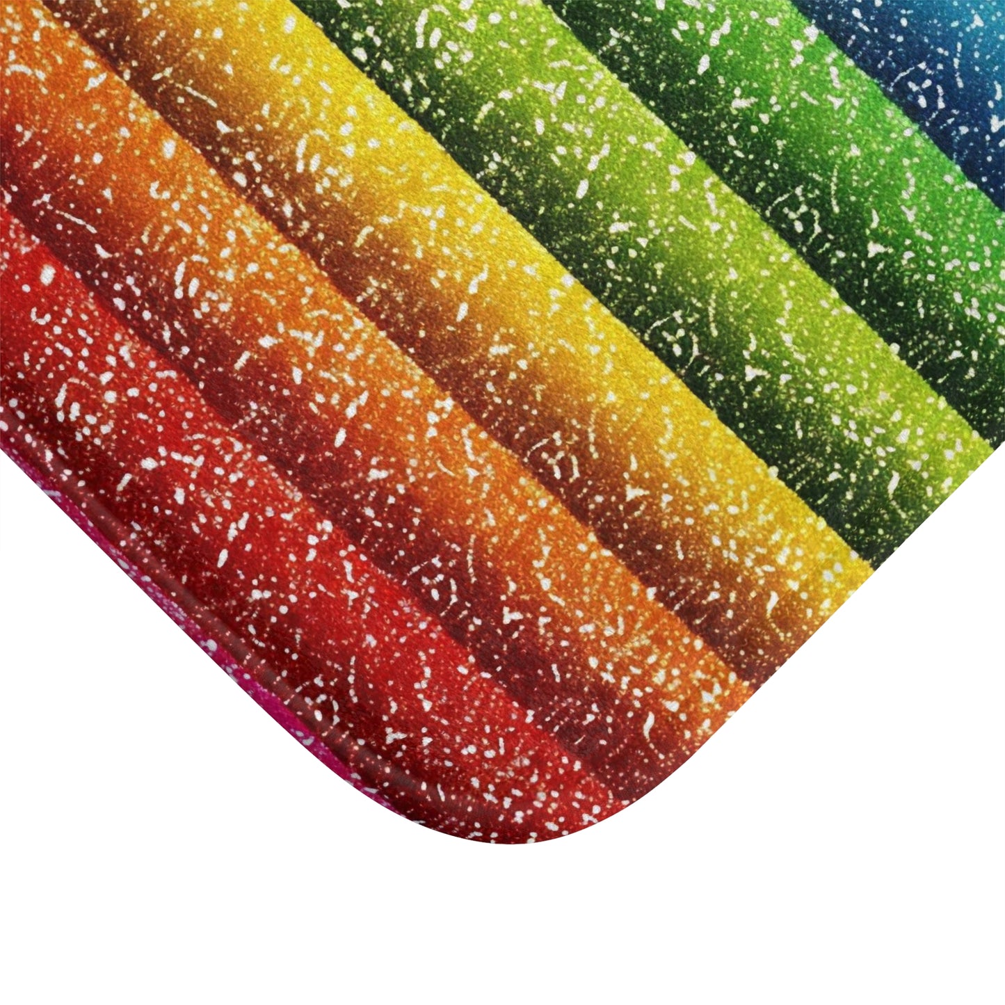 Rainbow Stripe Bath Mat