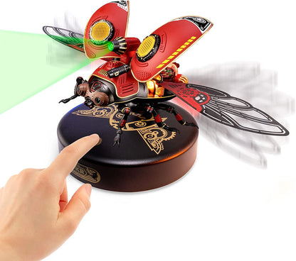 3D Puzzle DIY Kits - Metal Mechanical Scout Beetle-Organism's Awaken