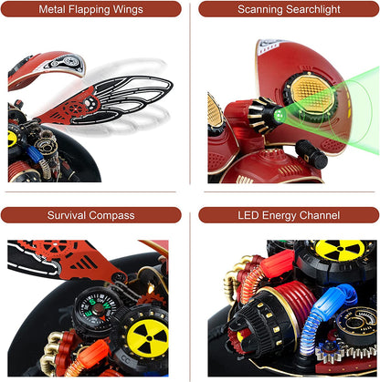 3D Puzzle DIY Kits - Metal Mechanical Scout Beetle-Organism's Awaken
