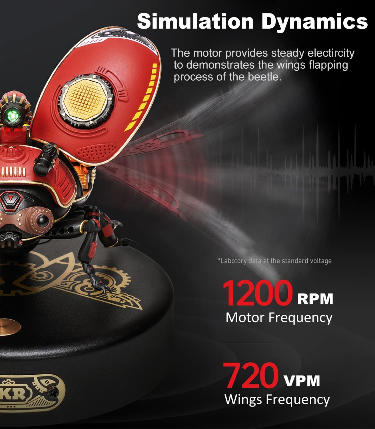 3D Puzzle DIY Kits - Metal Mechanical Scout Beetle-Organism's Awaken