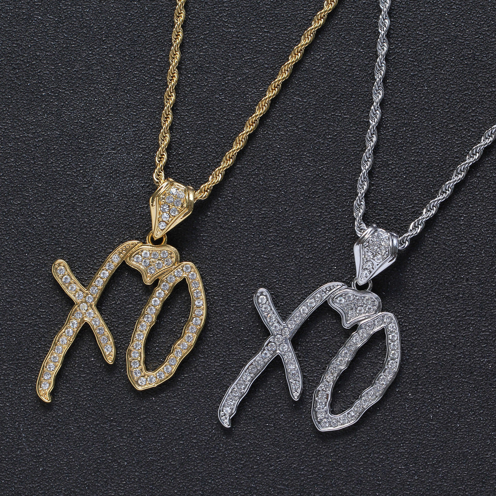 Hip Hop XO Necklace