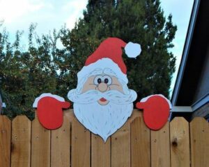 Christmas Fence Top Decoration