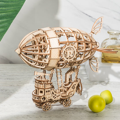 DIY Children's 3D Wooden Building Block Puzzle Toys