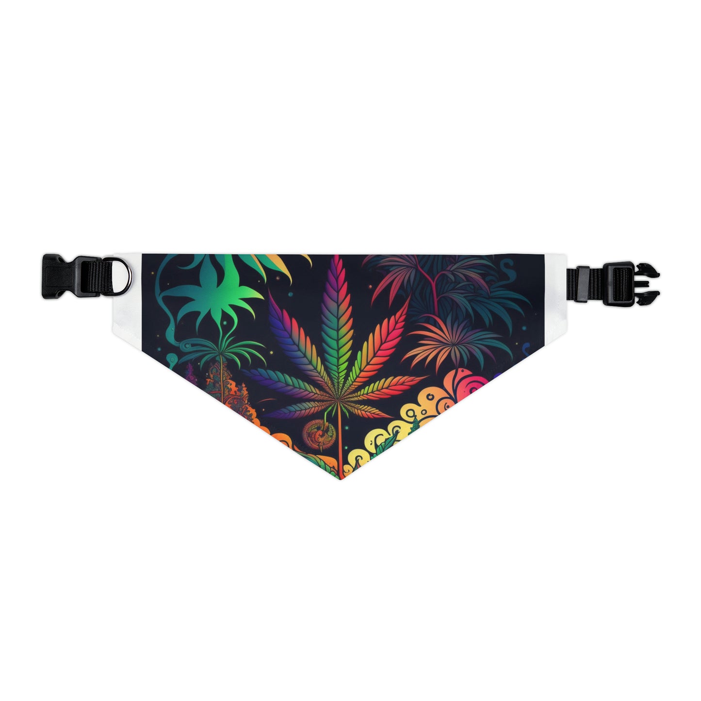 420 Neon Pet Bandana Collar