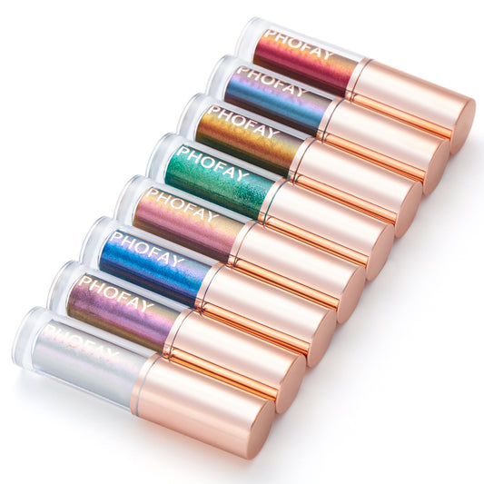 8-Shades PHOFAY Liquid Glitter Eyeliner Set