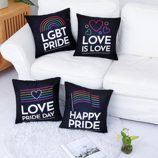 Rainbow Love Pillowcase