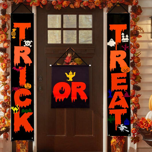 Halloween Trick or Treat Door Decorations