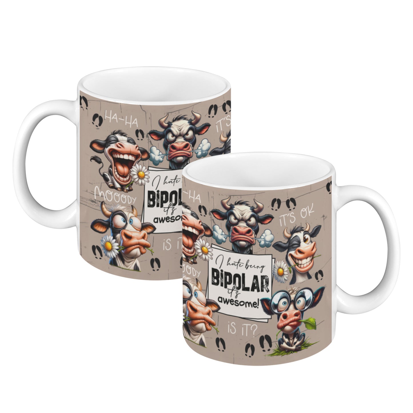 2pc Ceramic Mugs