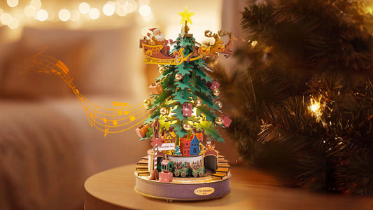 3D Wooden Puzzle Kits - 168pc Christmas Melody Tree