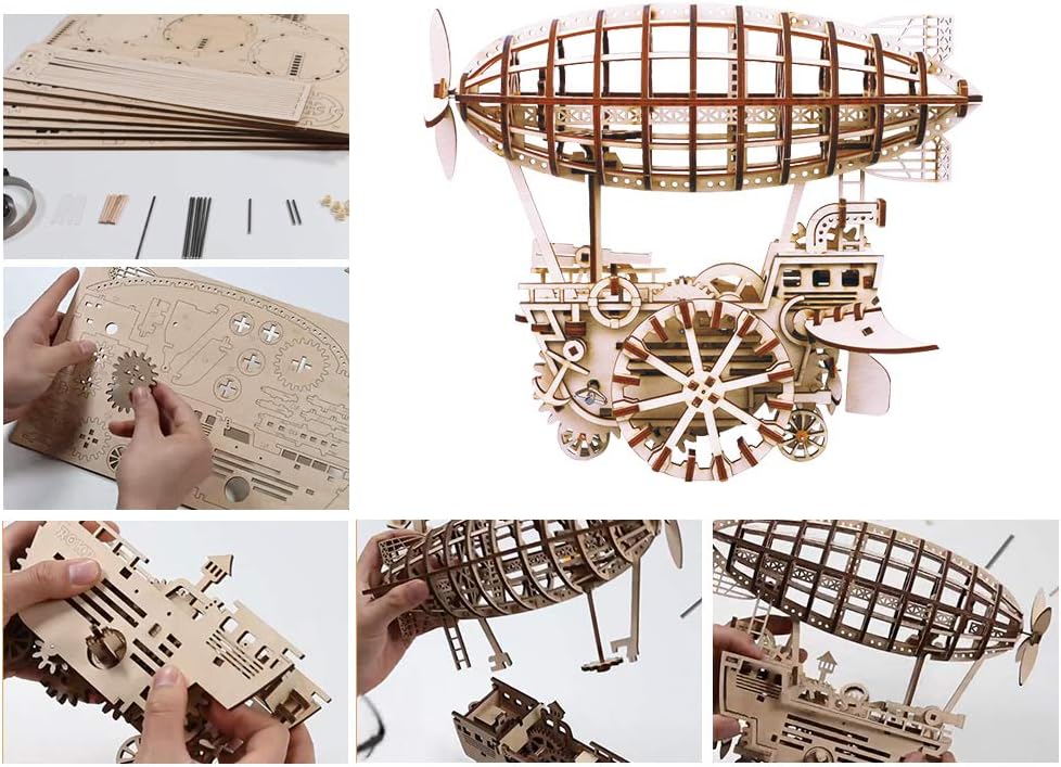 3D Wooden Puzzle DIY Kits - 229pc Air Vehicle