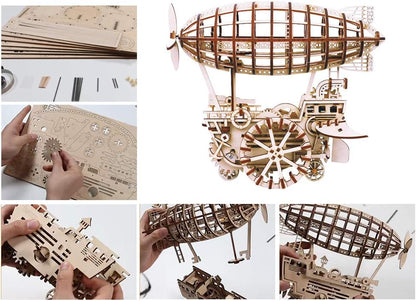 3D Wooden Puzzle DIY Kits - 229pc Air Vehicle