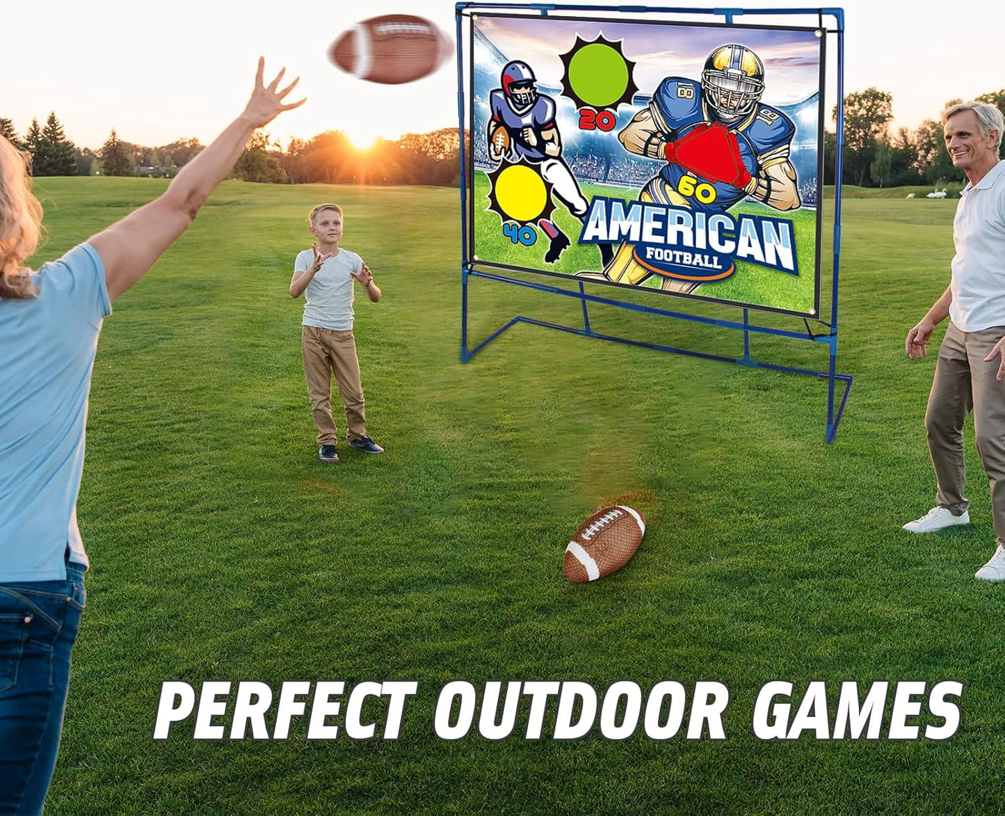 Carnival Football Throwing Game