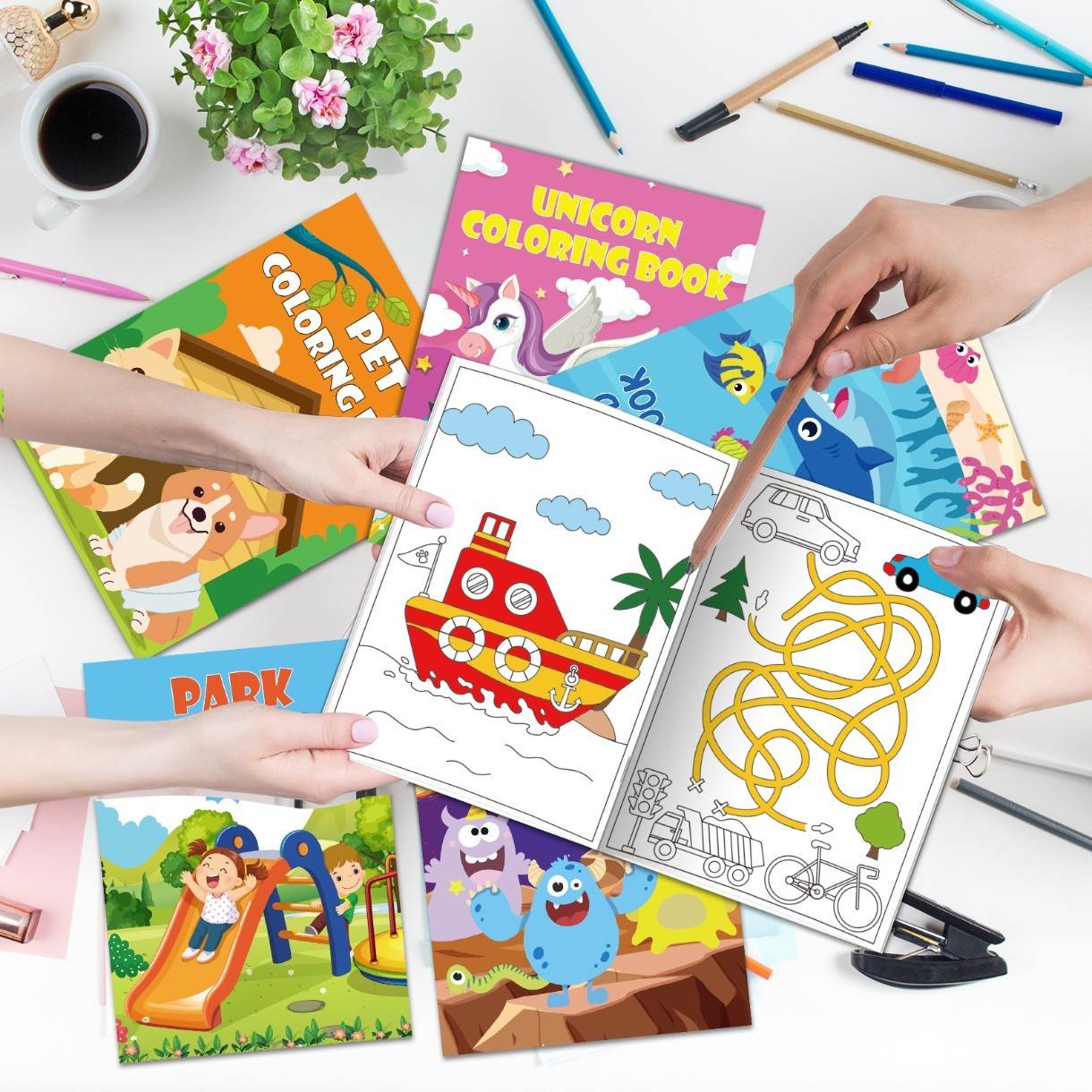 24-pack Puzzle Books - Develop Problem-solving And Logical Thinking Skills - Shop Jobie