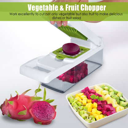 Life Skills - Food Prep: 12-in-1 Veggie Chopper Set