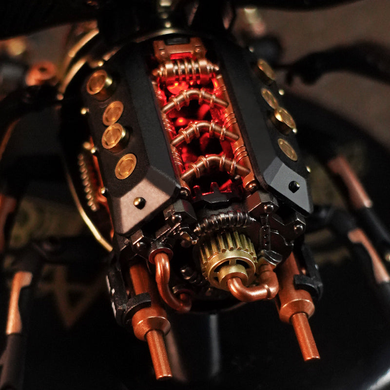 3D Puzzle DIY Kits - Metal Rhinoceros Punk Beetle