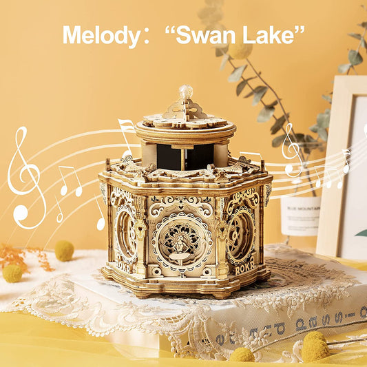 3D Wooden Puzzle 315pc DIY Secret Garden Music Box