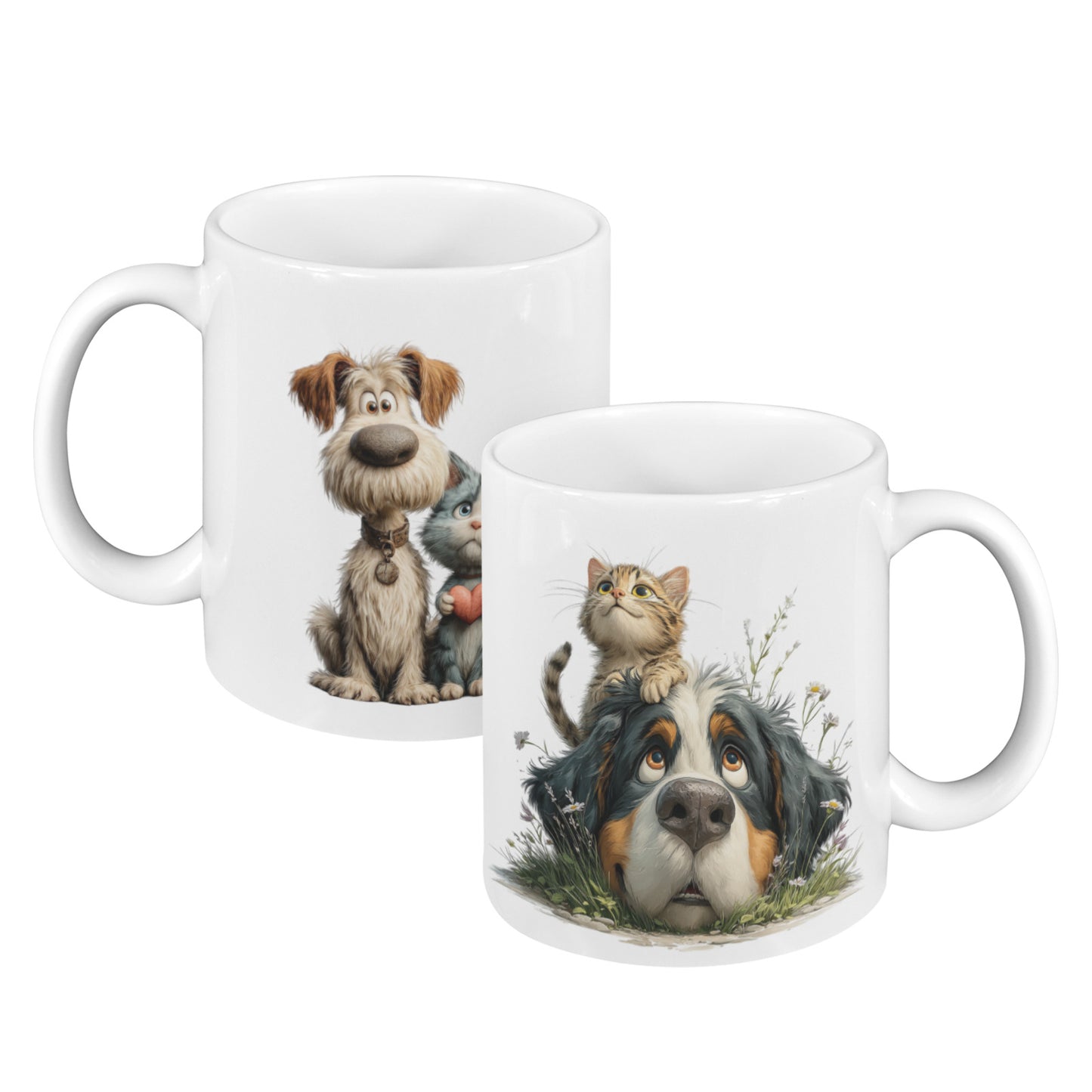 2pc Ceramic Mugs