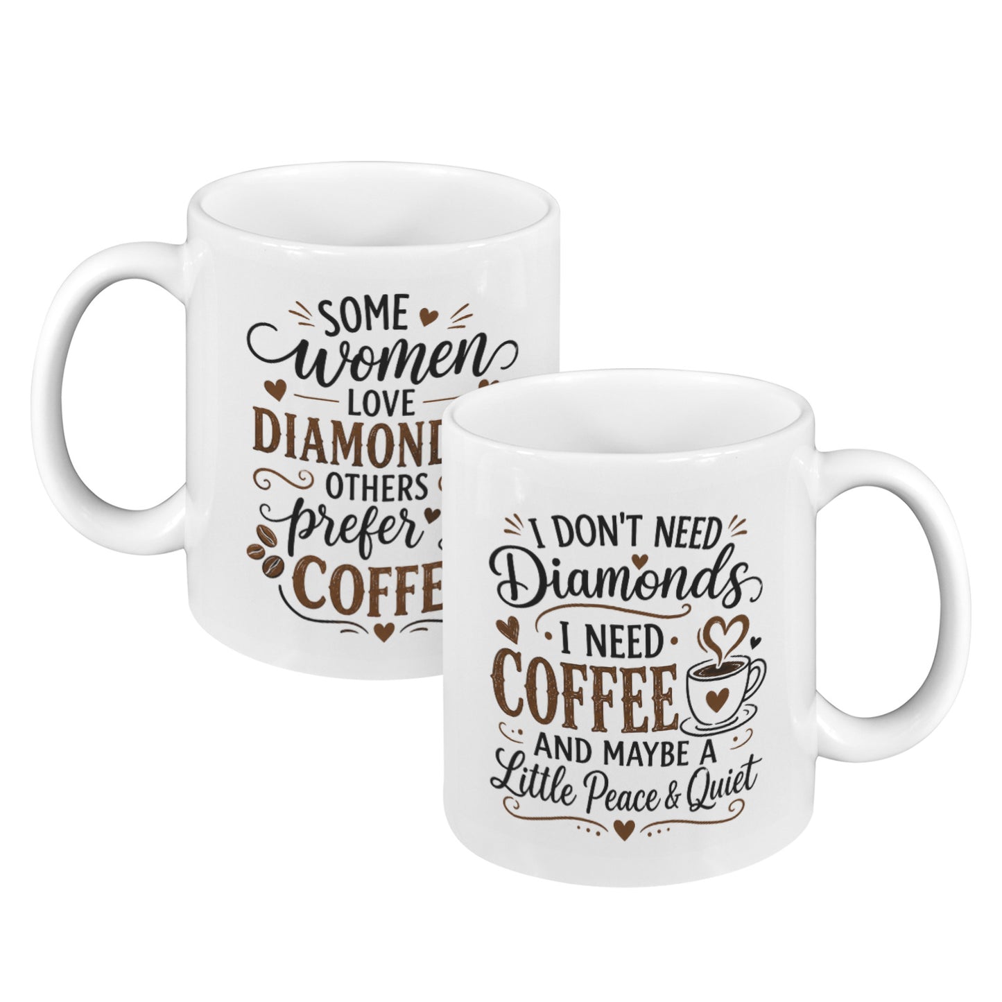 2pc Ceramic Mugs