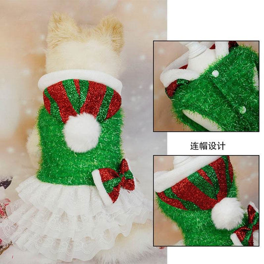 Christmas Pet Hooded Skirt - Shop Jobie