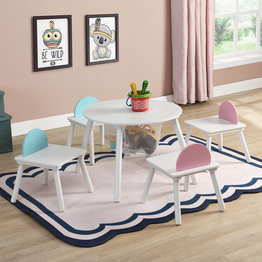 Children's panel table with 4 chairs - Shop Jobie