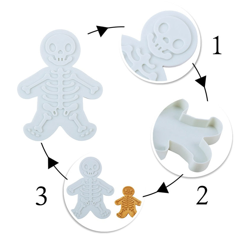 Halloween Cookie Cutter Gingerbread