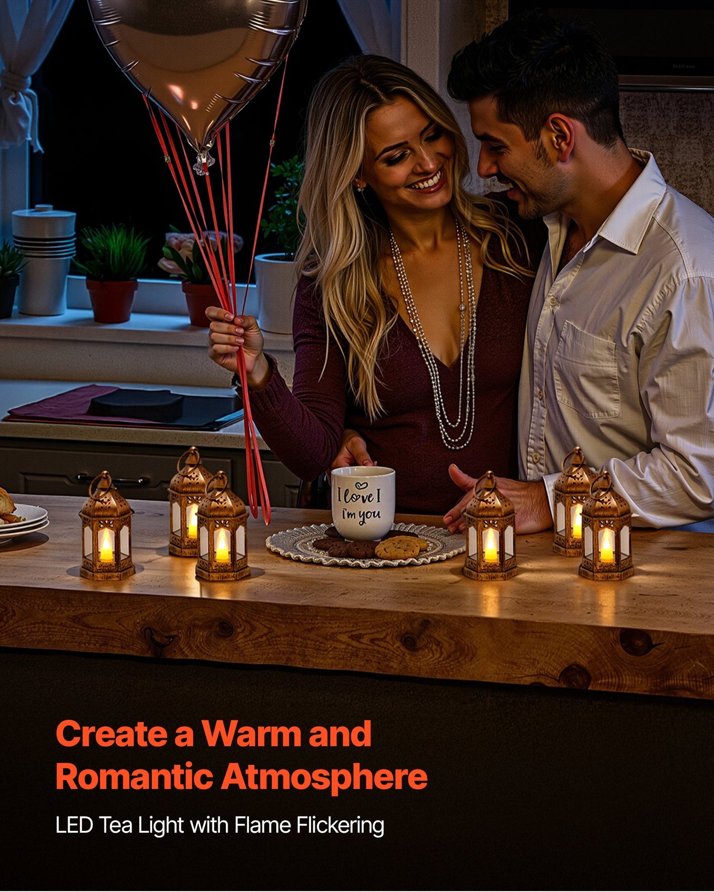 12pc LED Electric Flameless Lantern