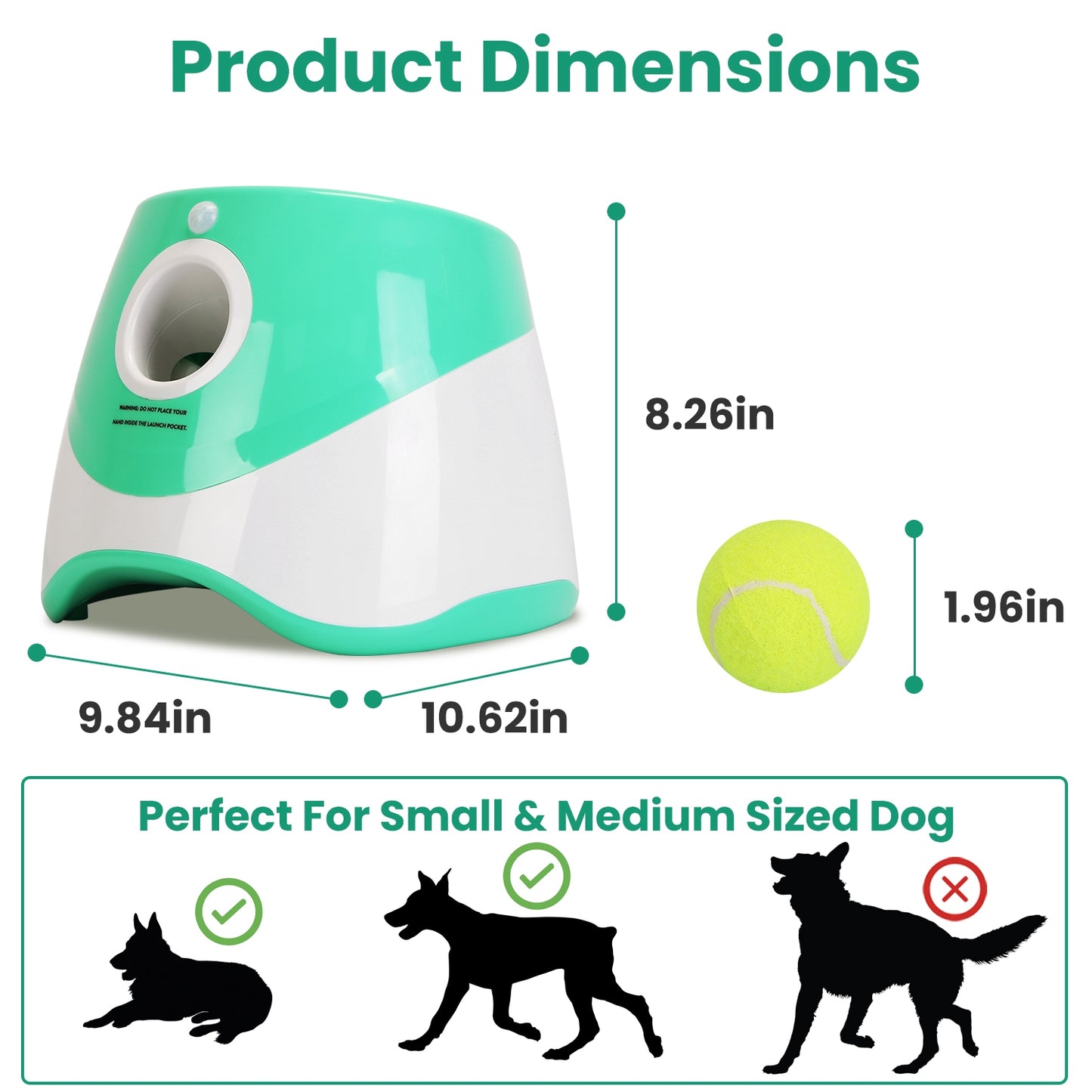 1pc Automatic Dog Ball Launcher