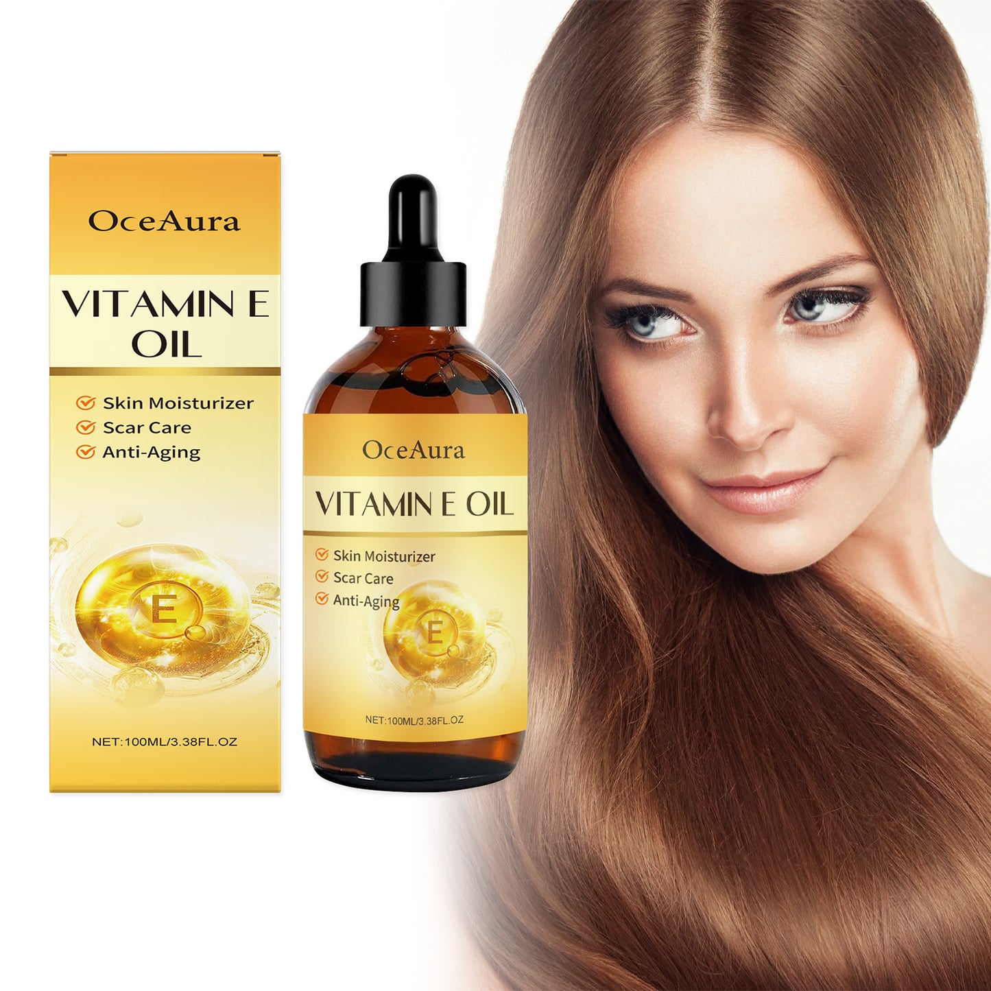 OceAura Vitamin E Multi-Purpose Skin Care Oil