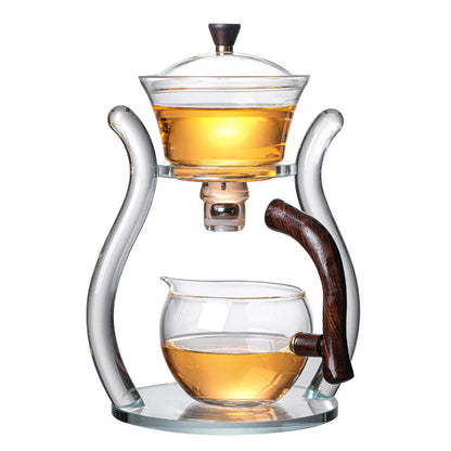 Semi-automatic Glass Tea Set