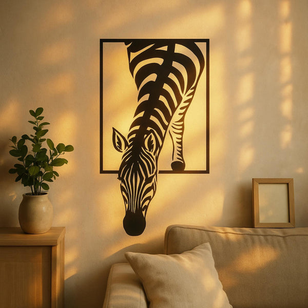 Modern Zebra Wall Art Decor