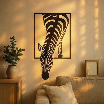 Modern Zebra Wall Art Decor