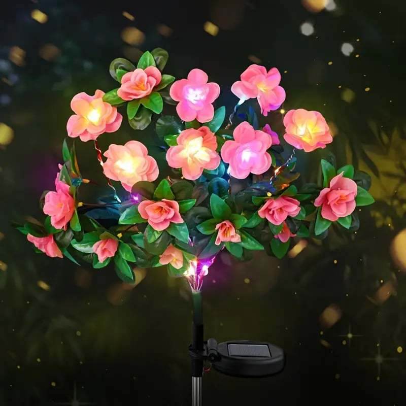 Solar Energy Flowers - Lighted Azalea - Shop Jobie