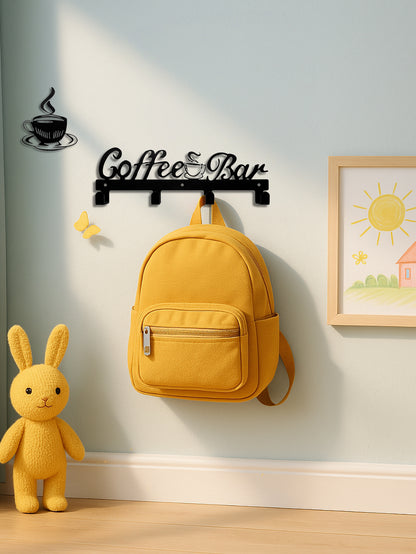 Silhouette - Coffee Bar Sign w/Hooks