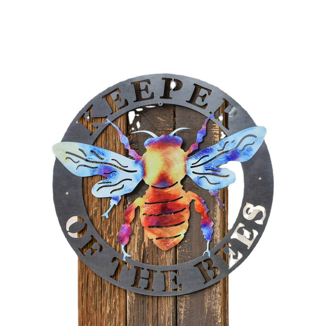 Bee Keeper Metal Decor