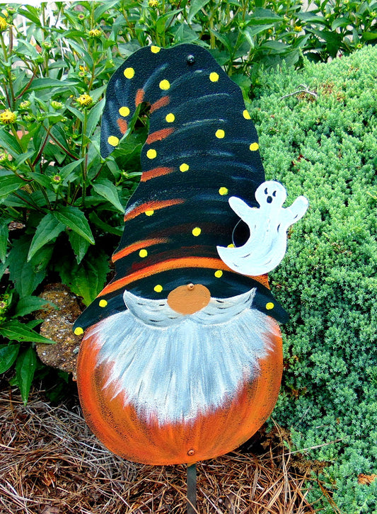 PUMPKIN GNOME w/Black Hat 978