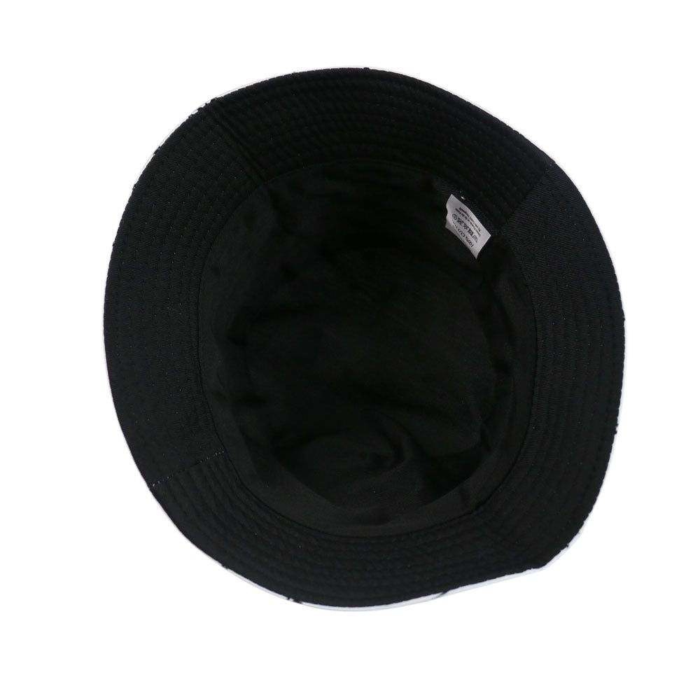 Double-sided graffiti musical note fisherman hat