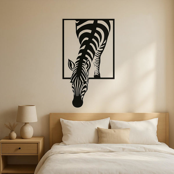 Modern Zebra Wall Art Decor