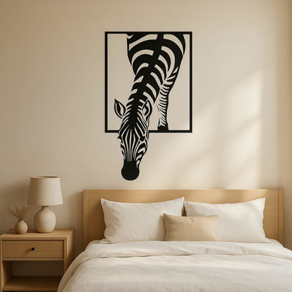 Modern Zebra Wall Art Decor