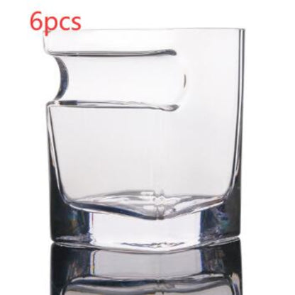 Crystal Whiskey Glass & Cigar Holder