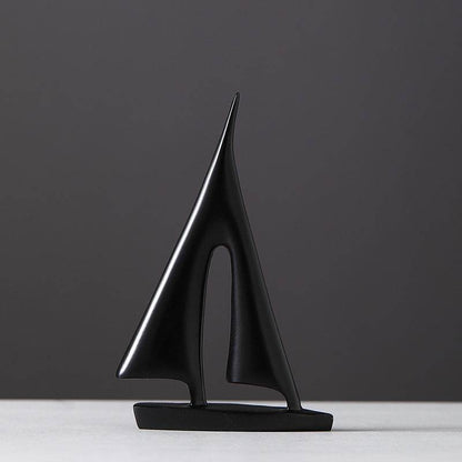 Striking Black & White Sailboat - Shop Jobie